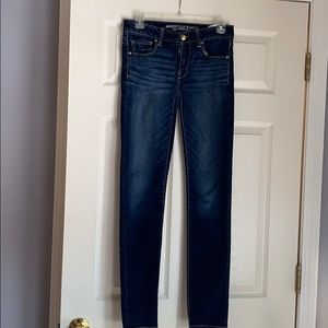 Ladies super stretch skinny jeans.